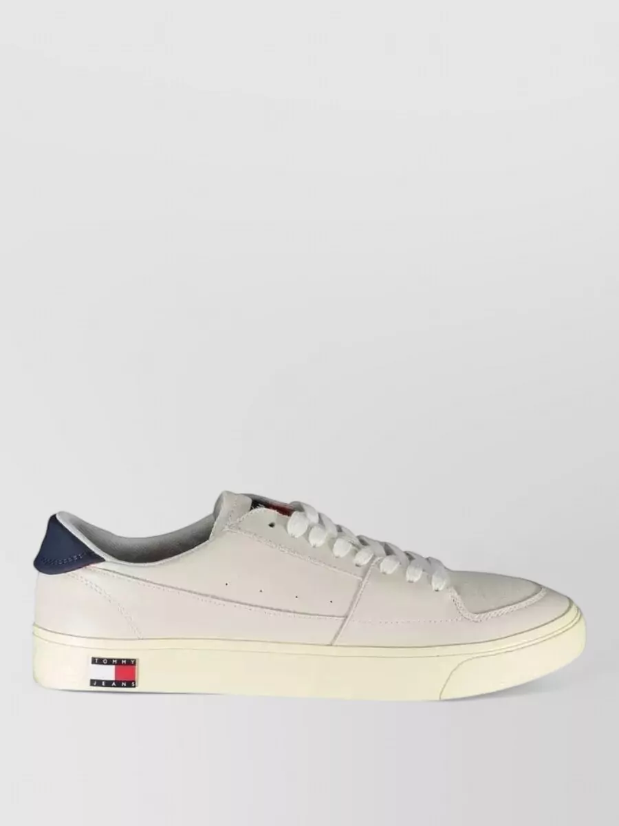 Tommy Hilfiger leather lace up sneakers