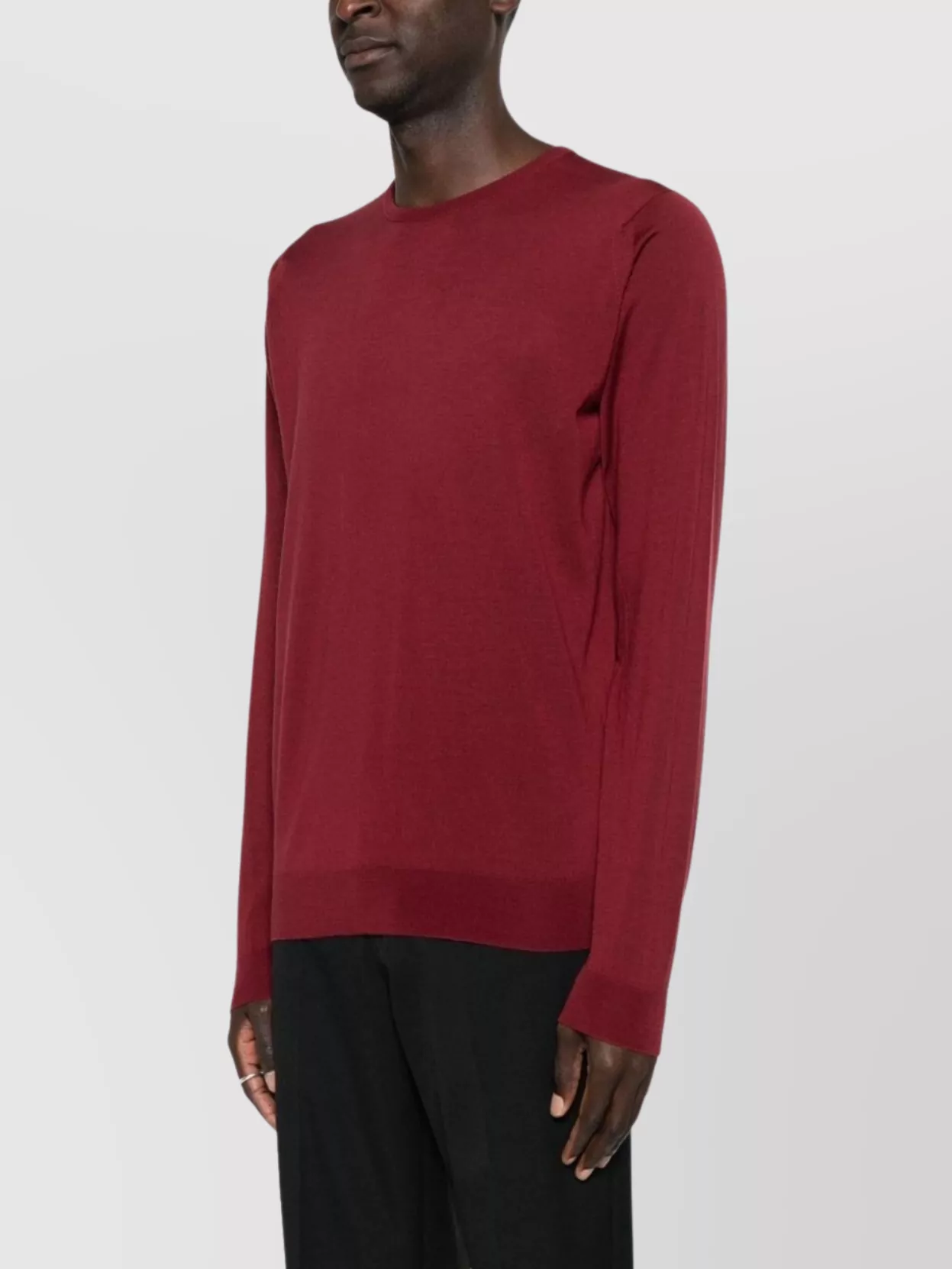 John Smedley Lightweight Long Sleeve Crew Neck Knit