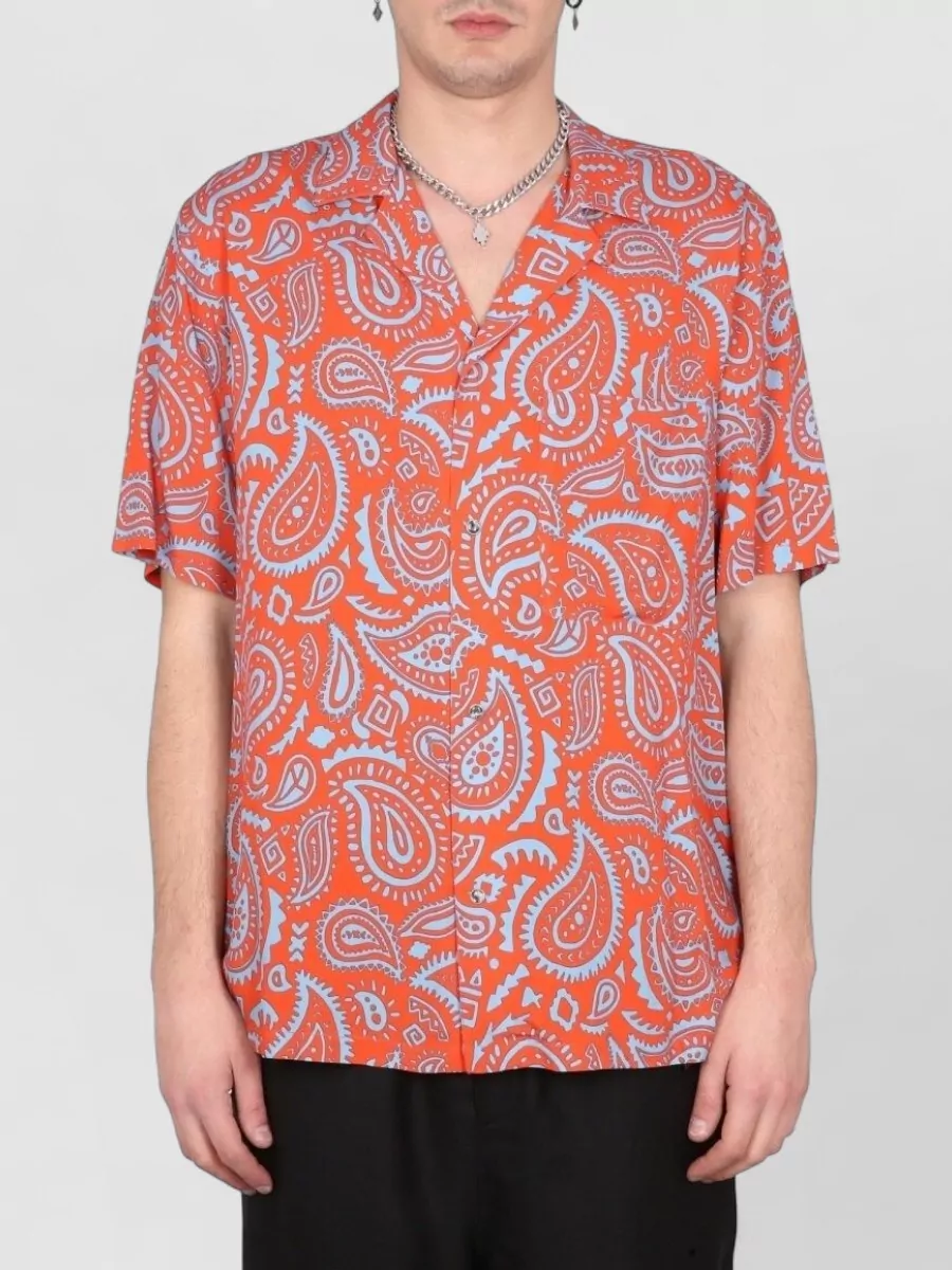 Marcelo Burlon County Of Milan paisley print short-sleeve shirt
