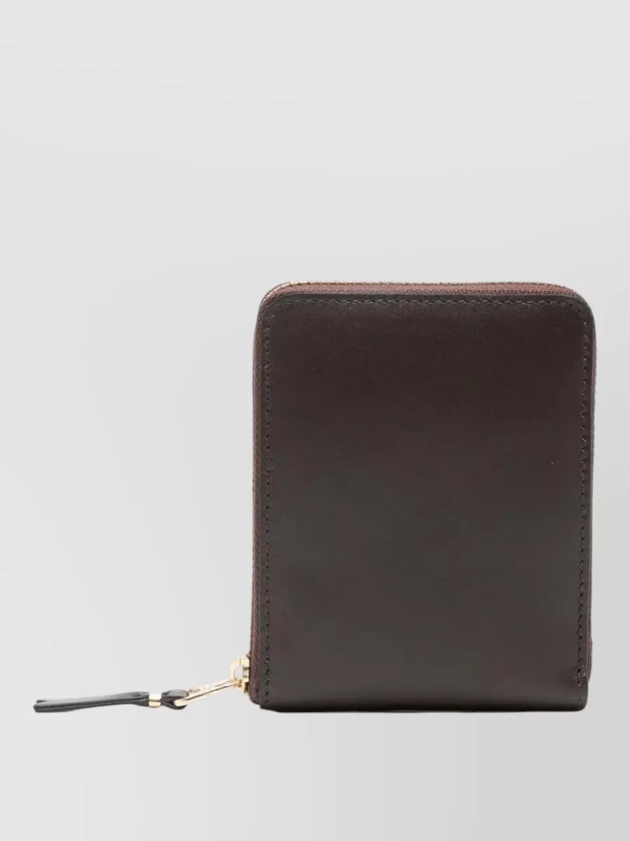 Comme Des Garçons Leather Line Compact Bifold Wallet 110X85