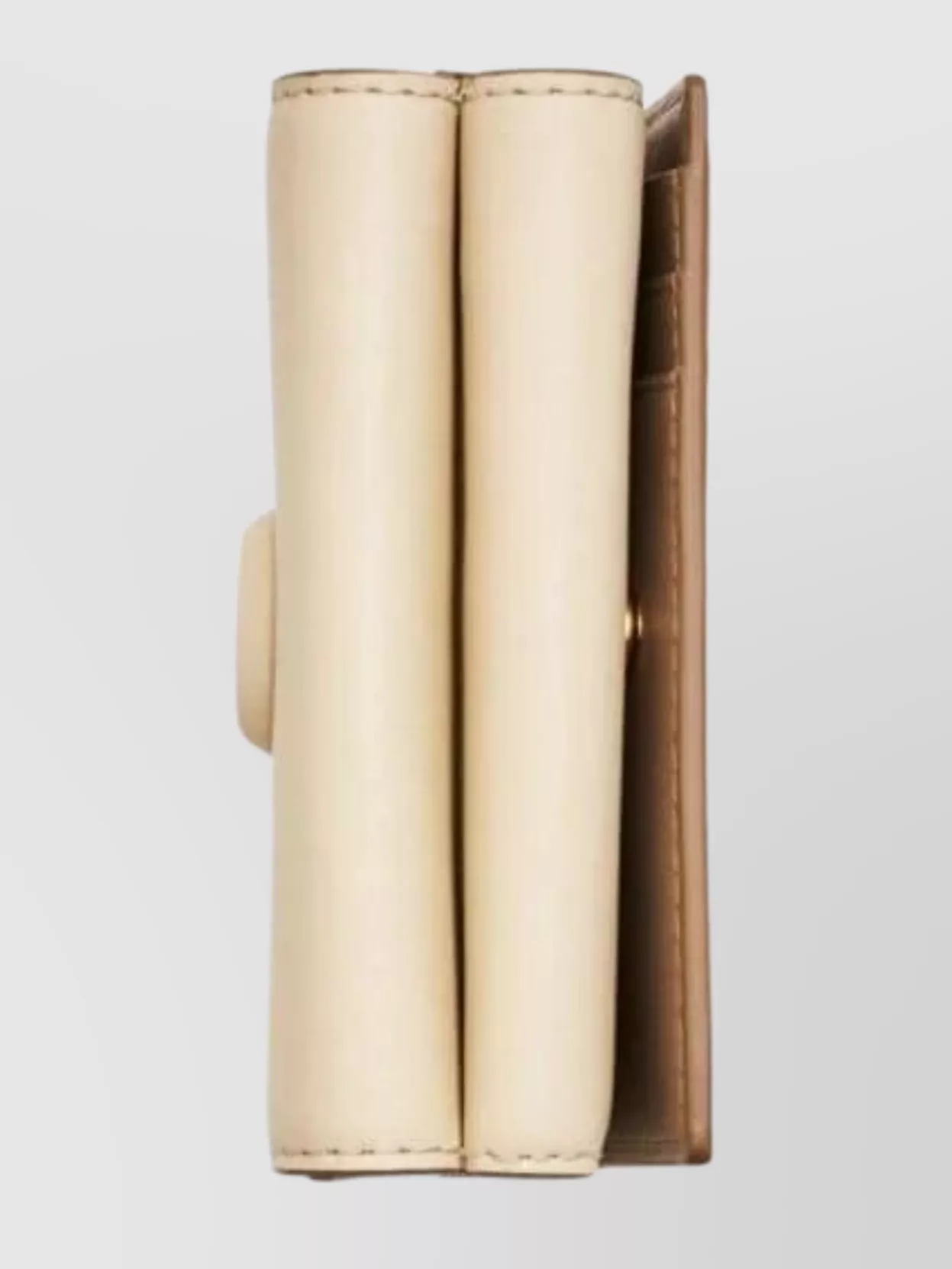 Marc Jacobs Ivory White Leather Tri-Fold Wallet