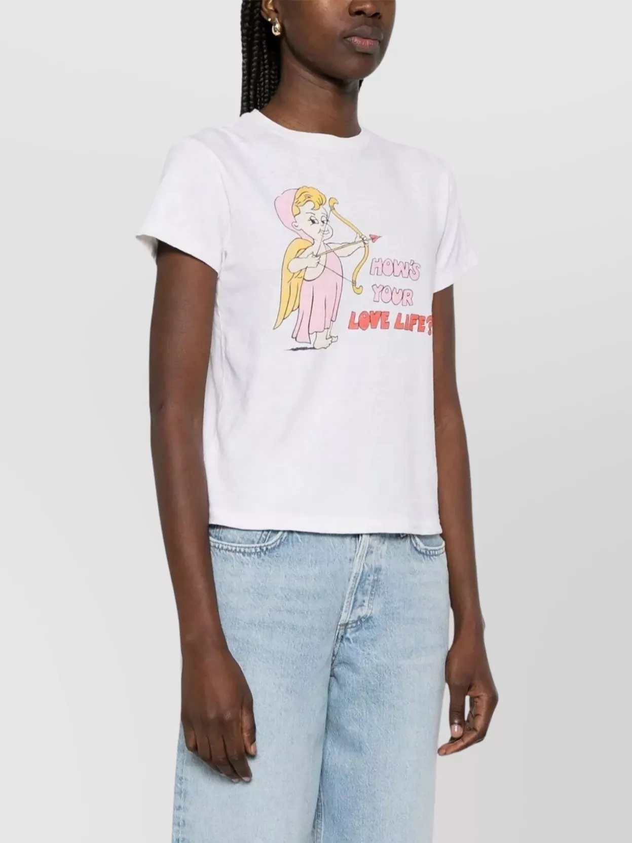 Re/Done Love Life Graphic T-Shirt