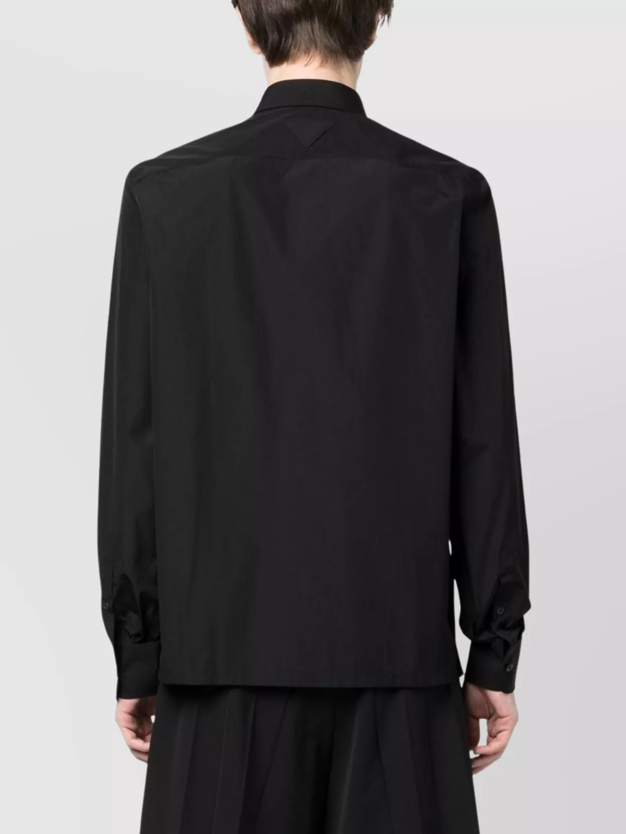 Prada Pointed Collar Long Sleeves Shirt