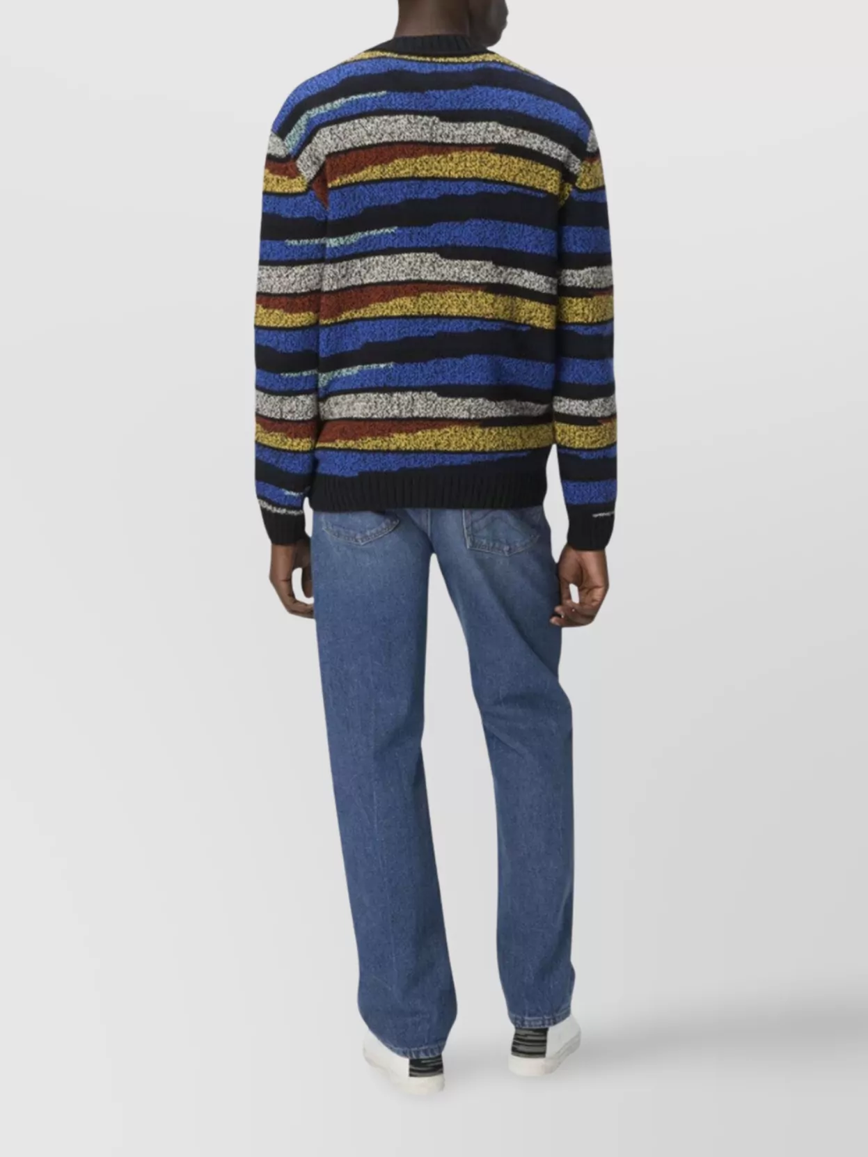 Missoni Striped Intarsia Buttoned Knit Cardigan