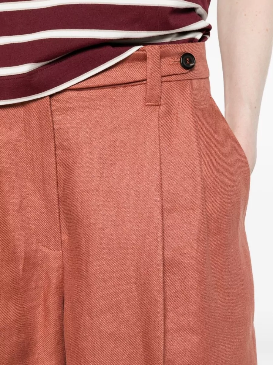 Brunello Cucinelli Linen Tailored Bermuda Shorts