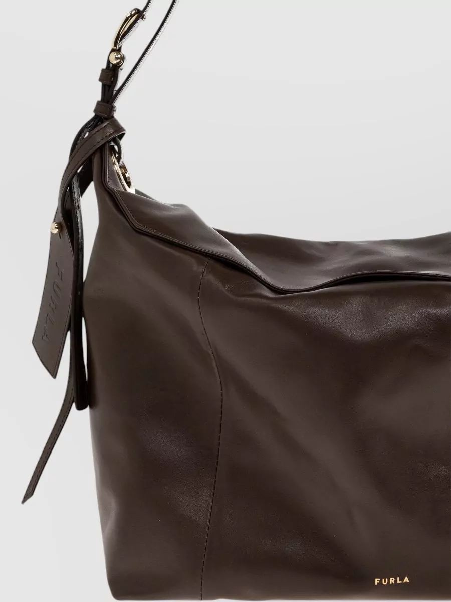 Furla Ginevra Large Leather Shoulder Bag