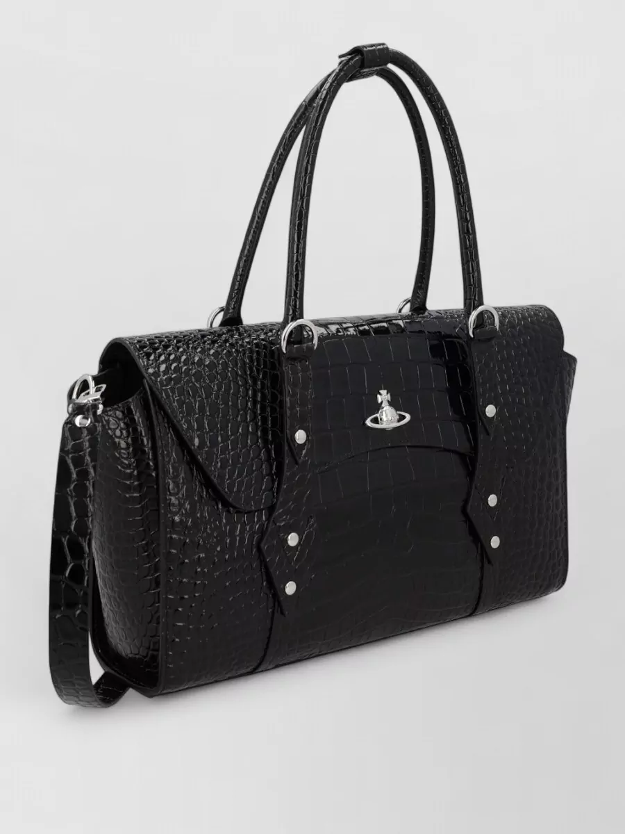 Vivienne Westwood Medium Calf Leather Tote Bag