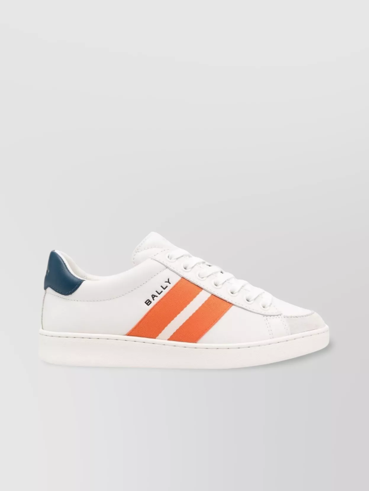 Bally Low Top Sneakers With Contrasting Heel