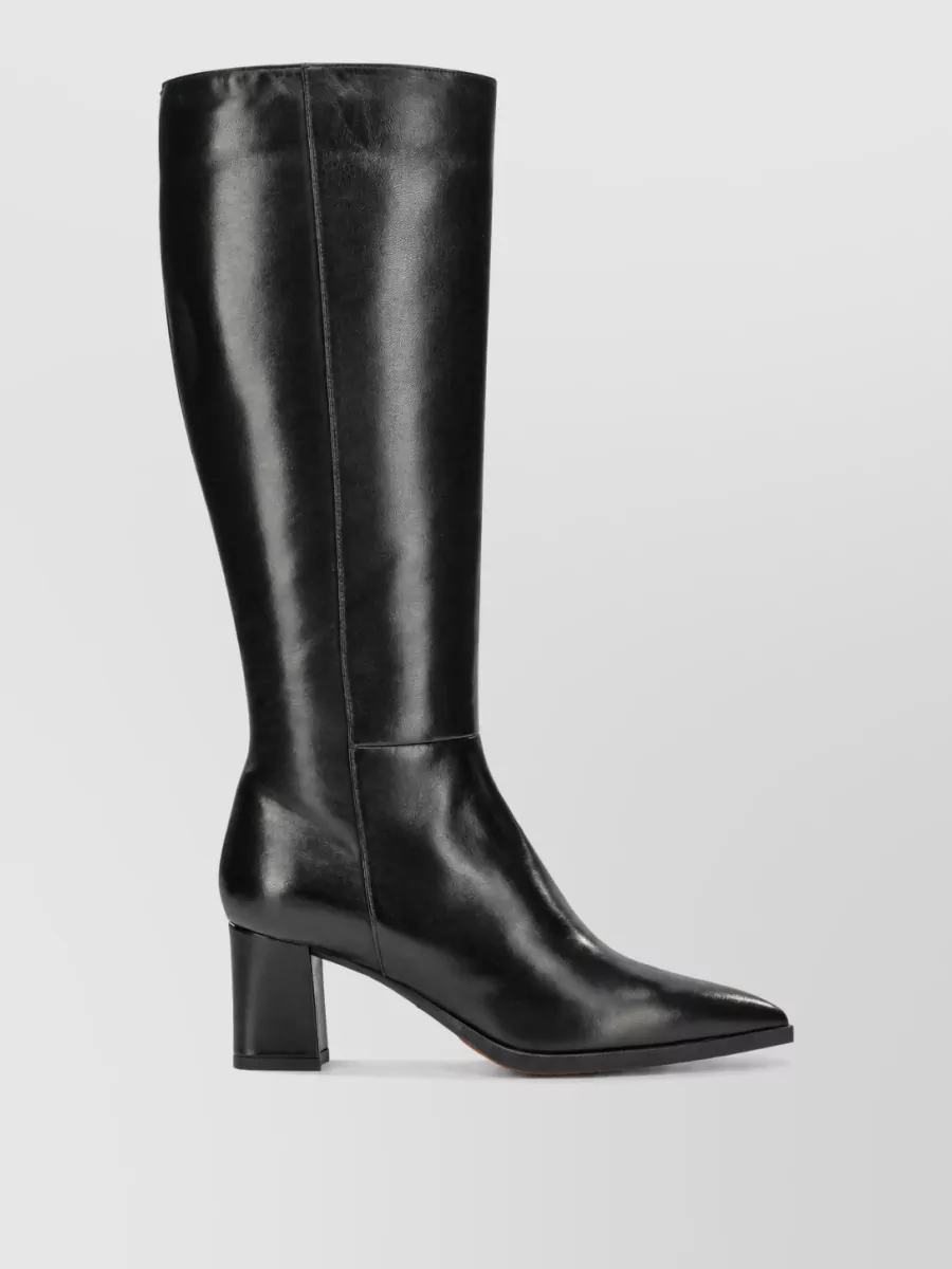 Santoni Leather Dyana 65Mm Knee-High Boots