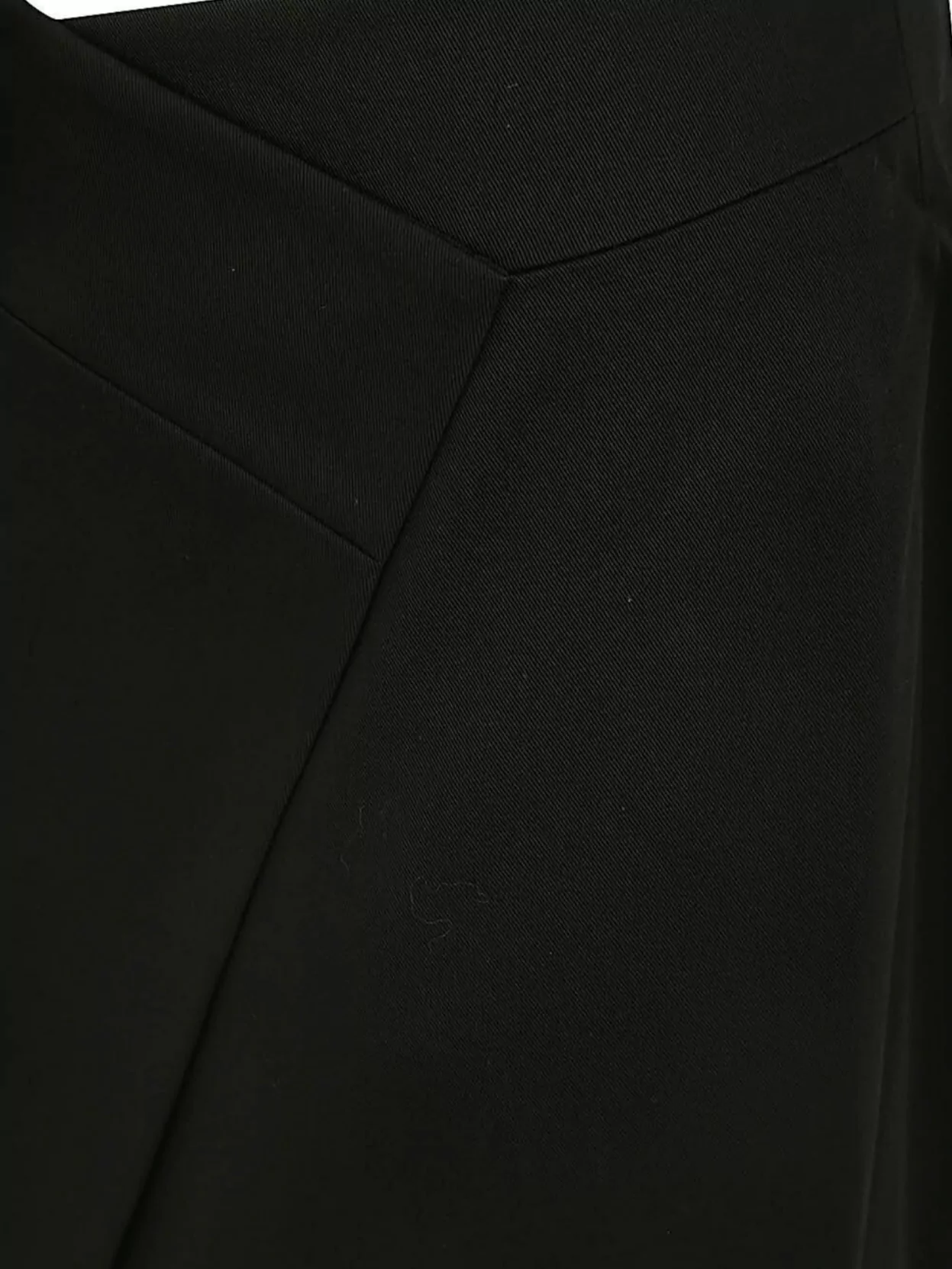 Patou Asymmetric Wrap Midi Skirt