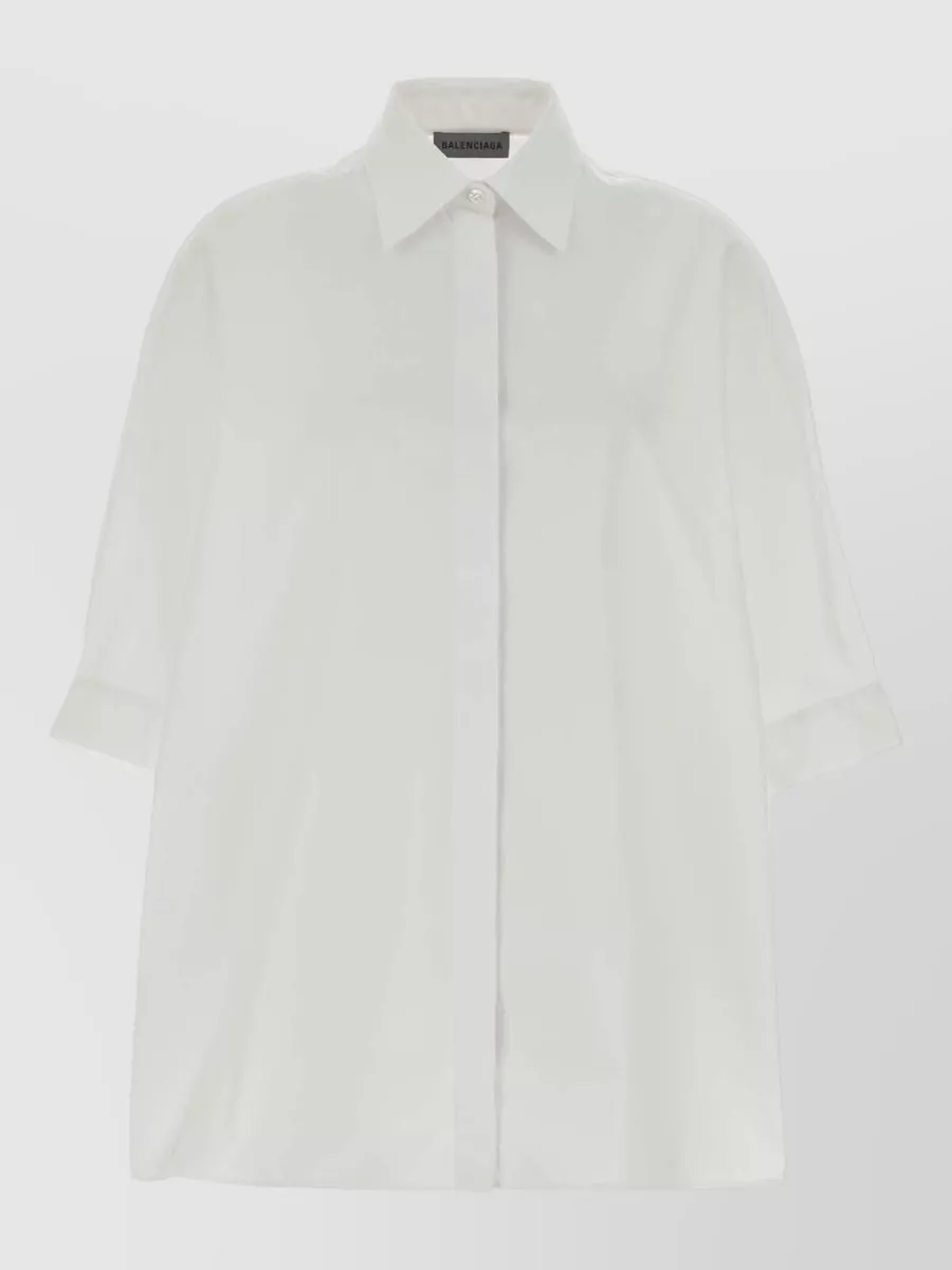 Balenciaga oversized cotton shirt
