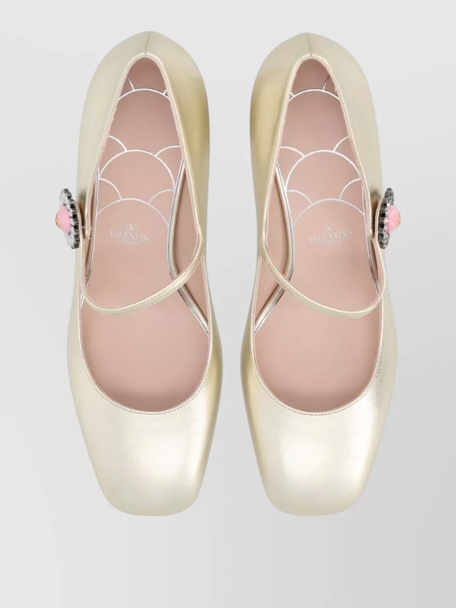 Valentino Garavani Leather Mary Jane Pumps