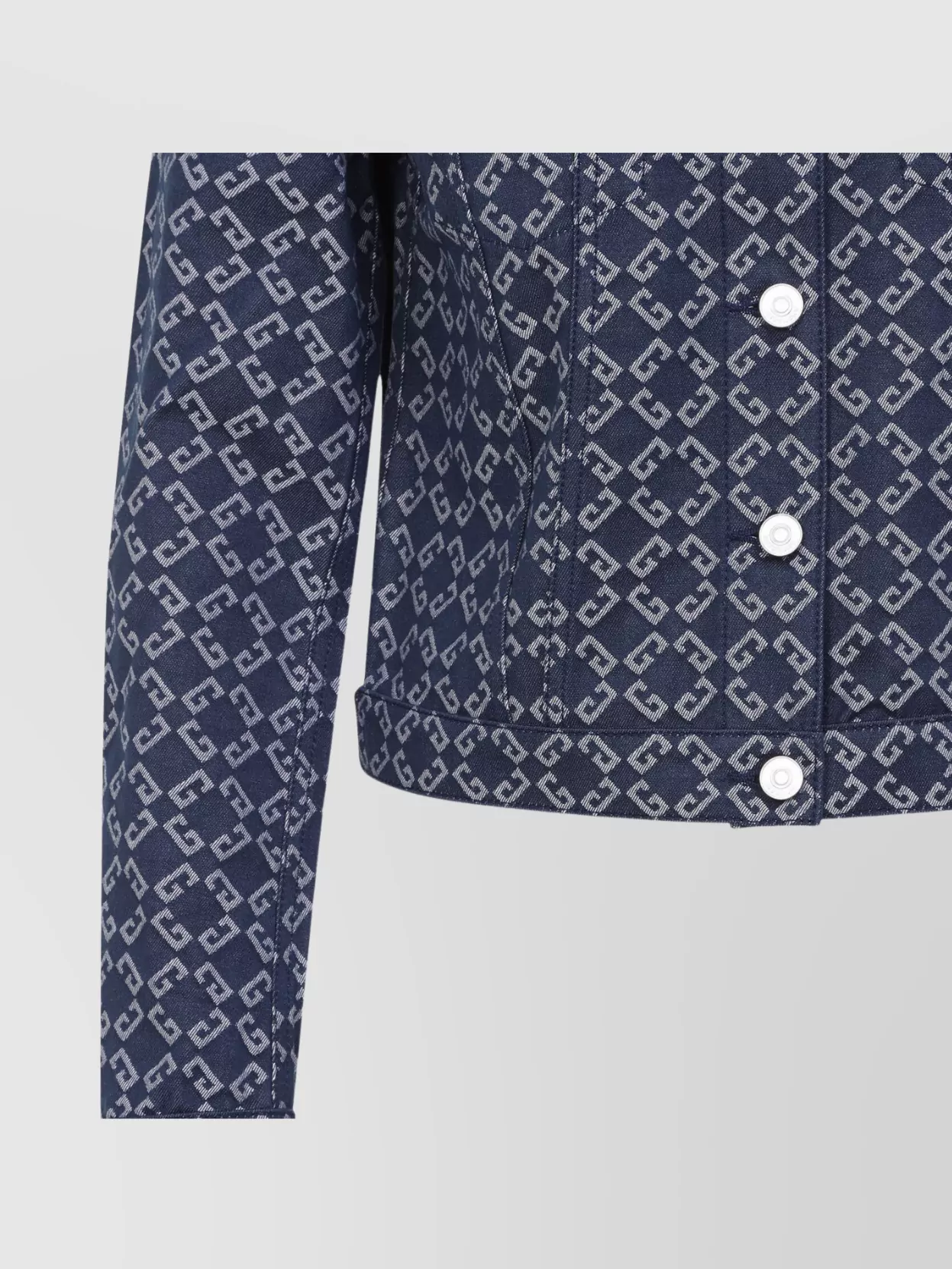 Givenchy Monogram Logo Jacquard Denim Jacket