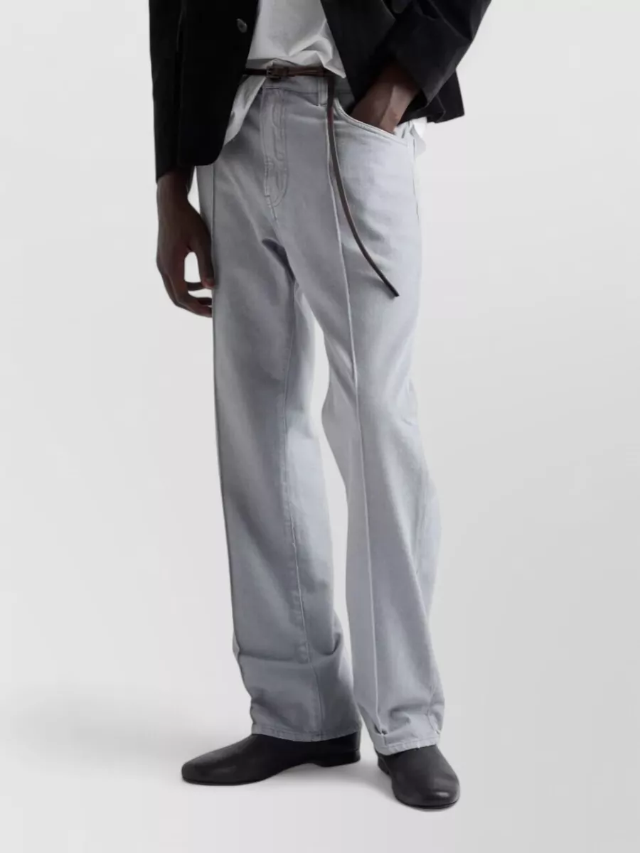Prada Tailored Trousers Belt Loops Pockets Seams