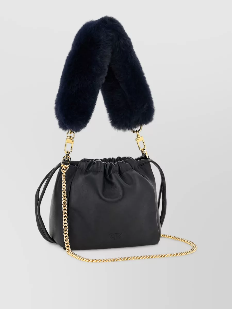 Pinko Love Bag Nappa Mini Bucket Bag