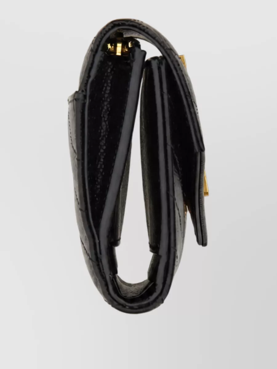 Saint Laurent Leather Trifold Wallet