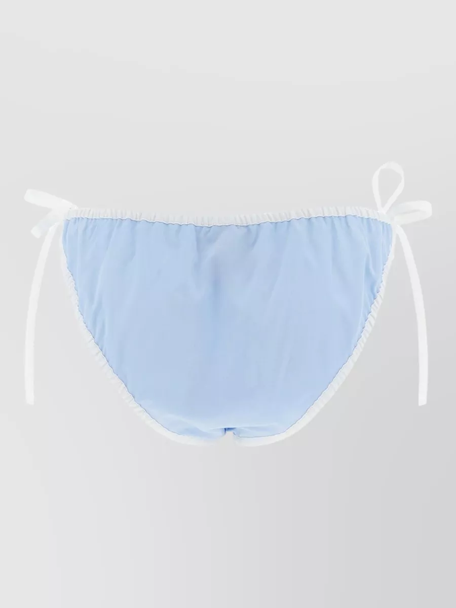 Miu Miu Poplin Low-Rise Bikini Briefs