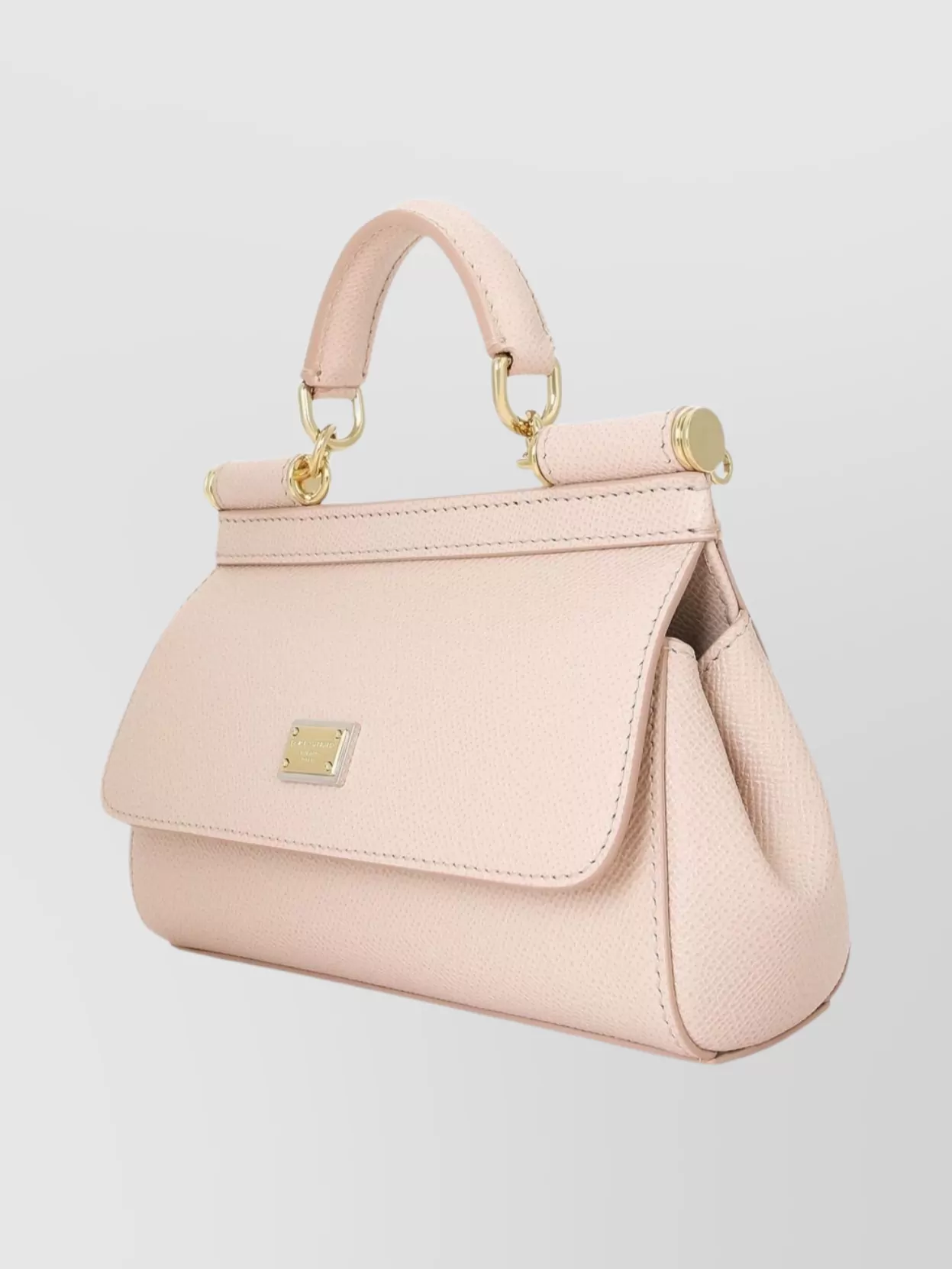 Dolce&Gabbana Sicily Mini Leather Crossbody Bag