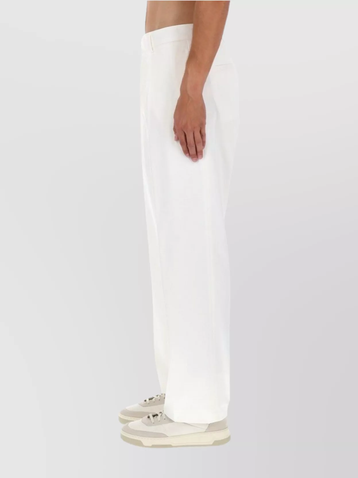 Boss Trousers With Pleated Front And Pockets
