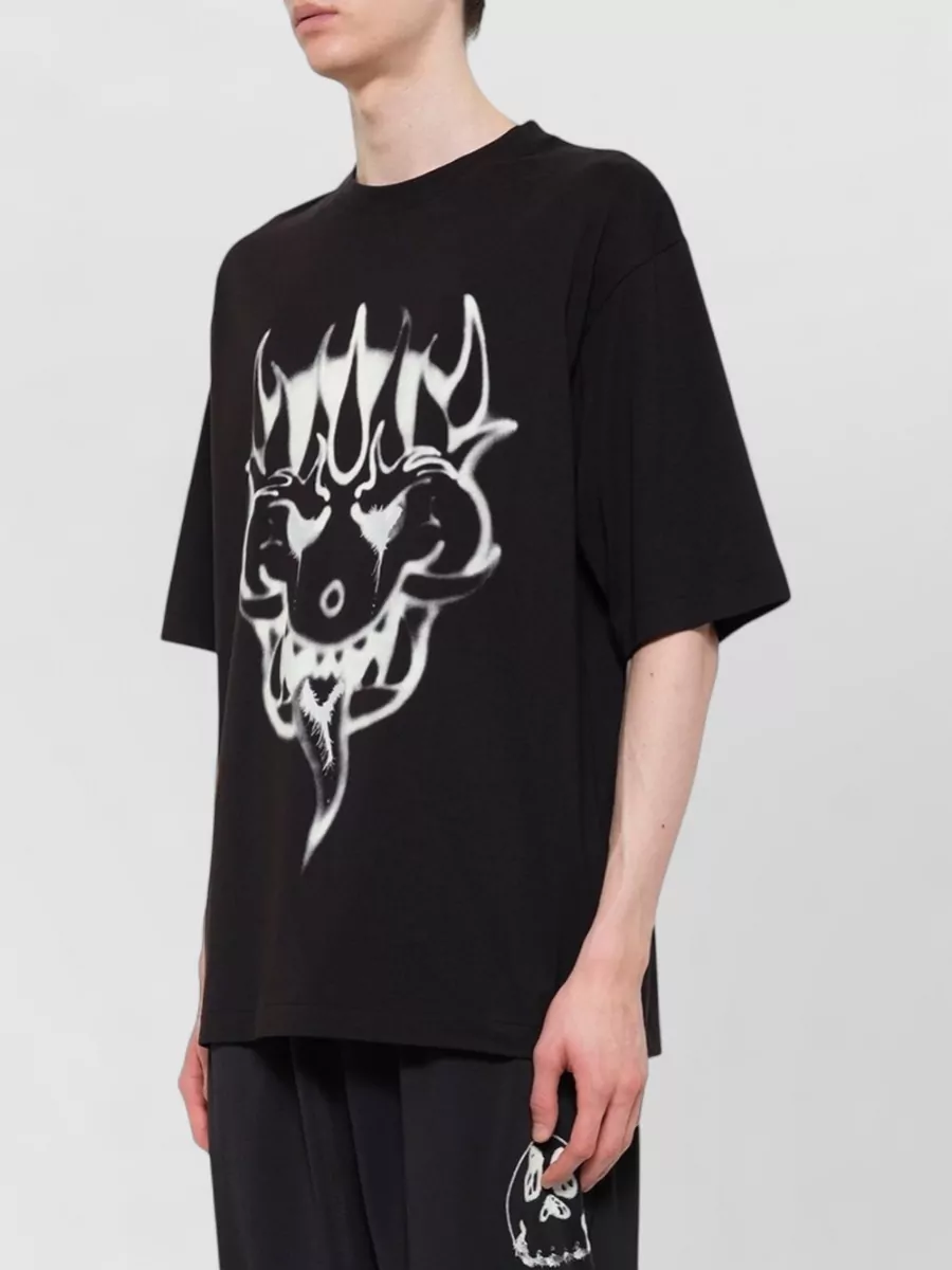 Y-3 Cotton Graphic Print Relaxed-Fit T-Shirt