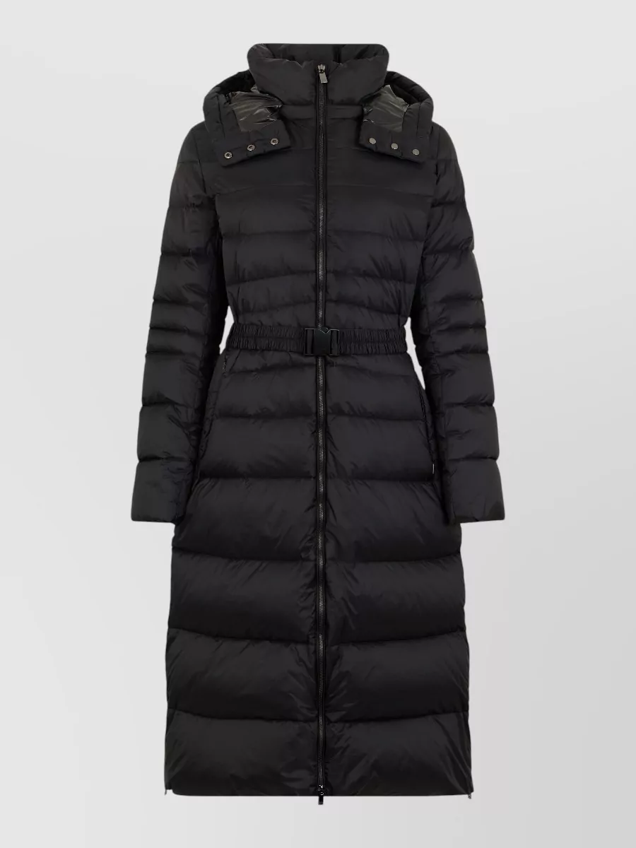 Tatras long belted quilted puffer coat