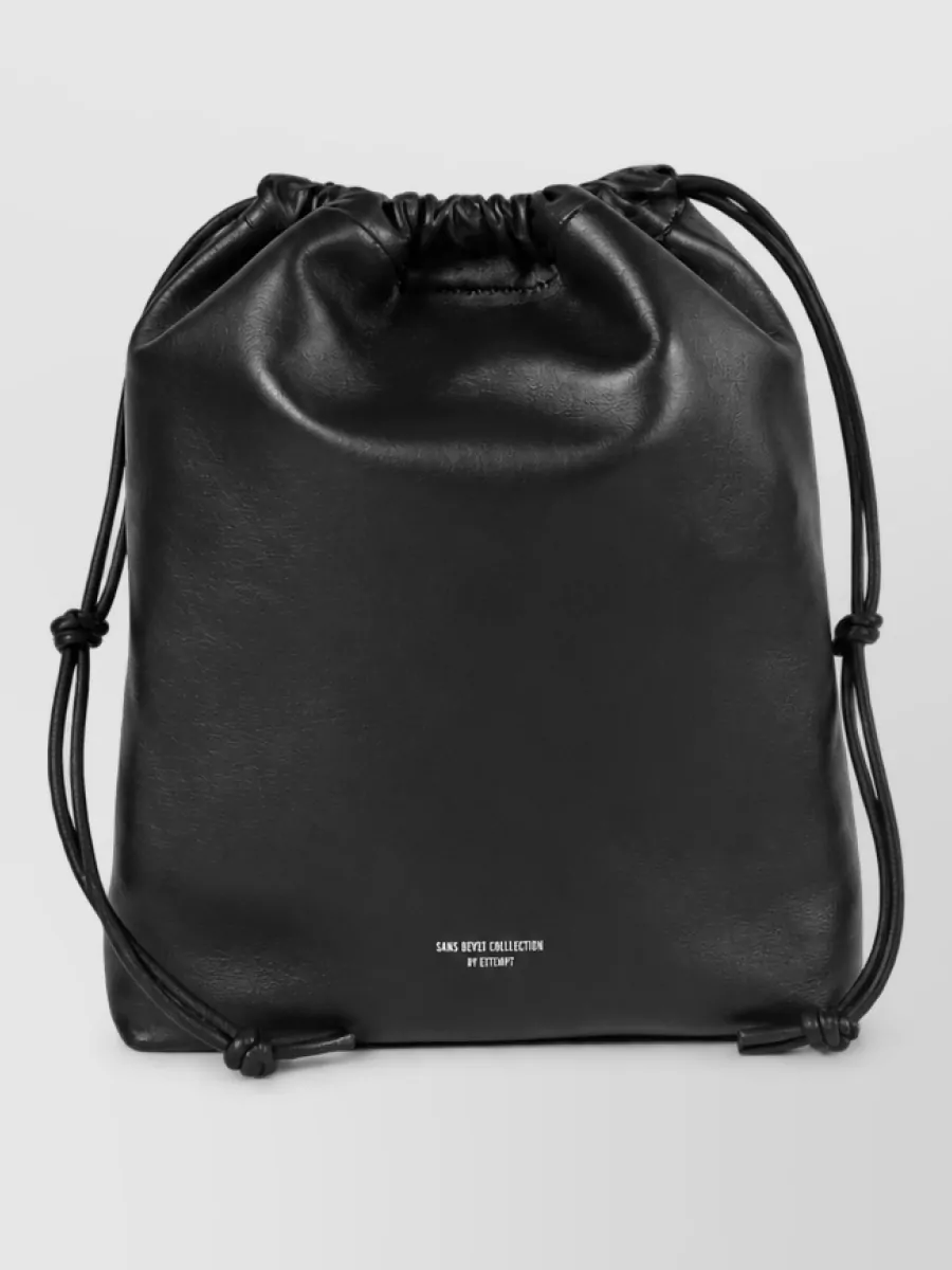 Ann Demeulemeester leather bucket bag