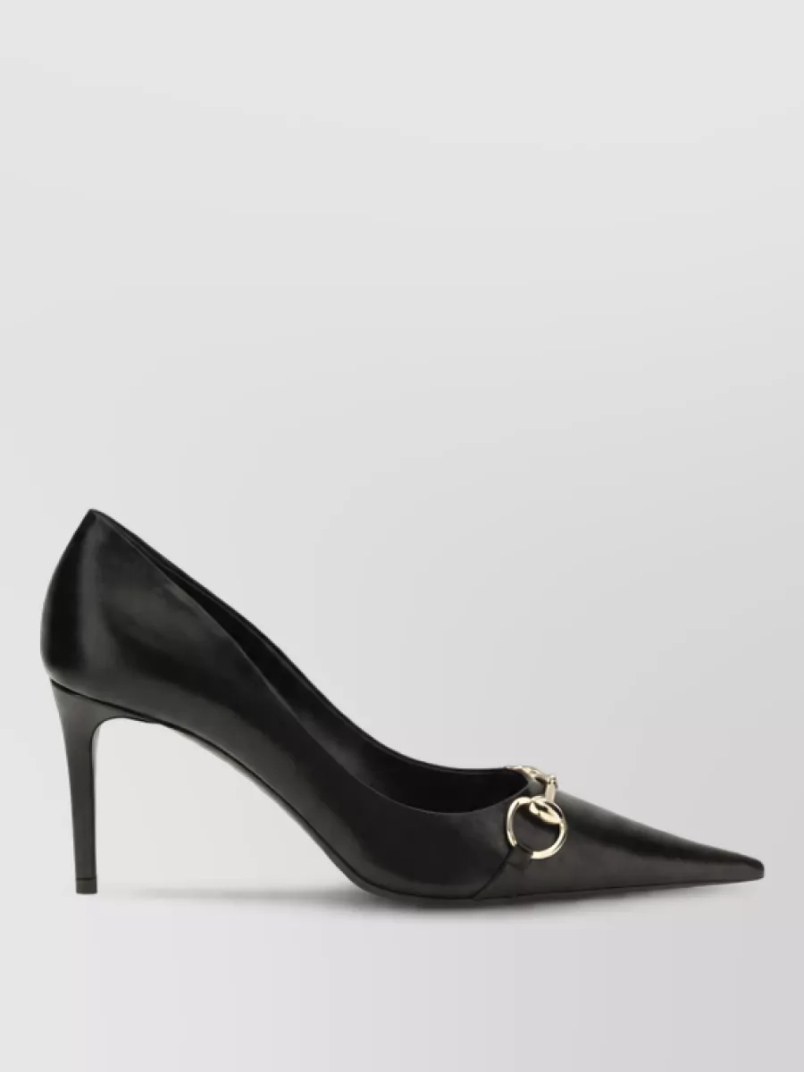 Gucci Leather High Heel Pumps