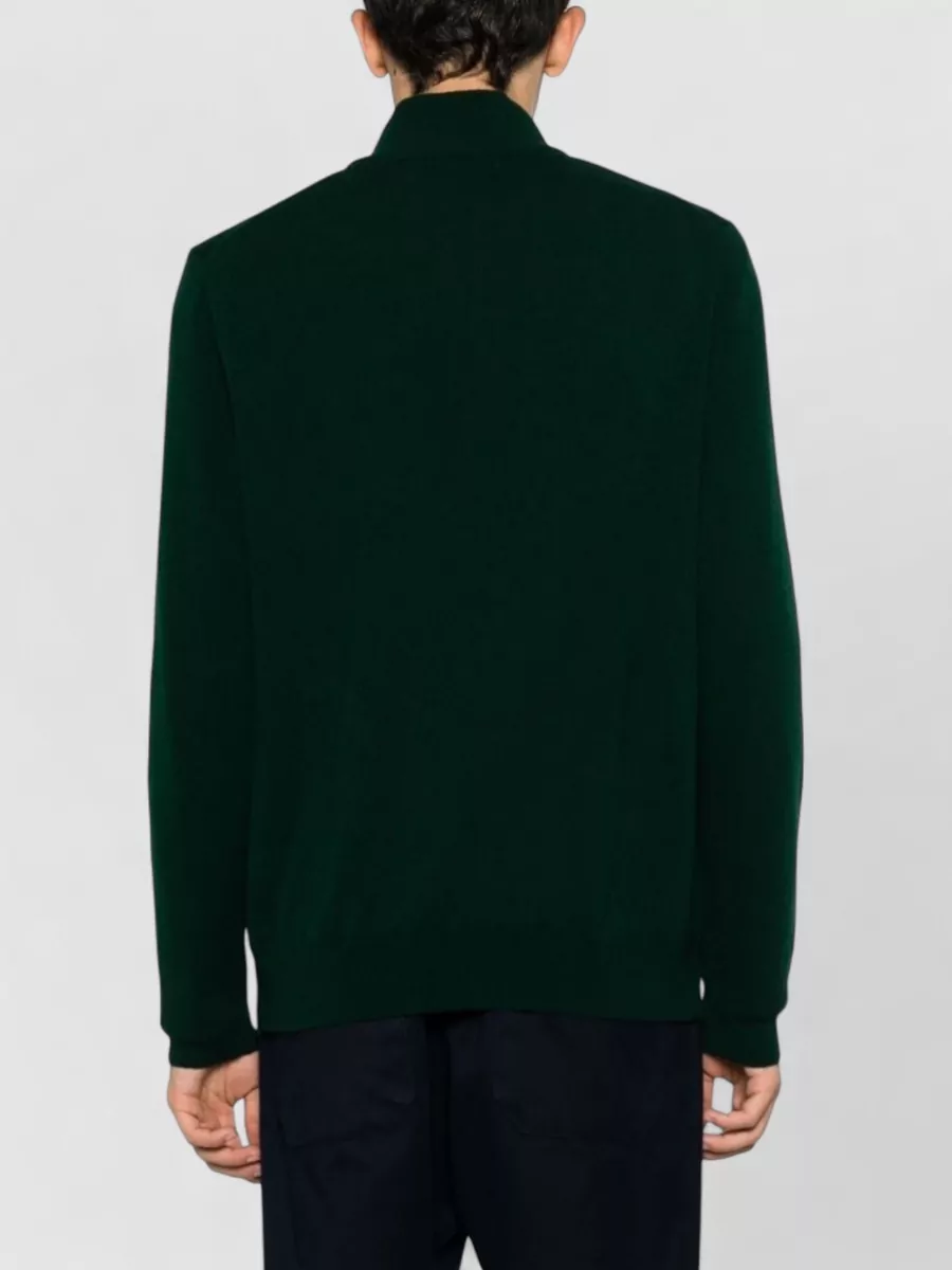 Ralph Lauren Logo Knit Sweater Half Zip Collar