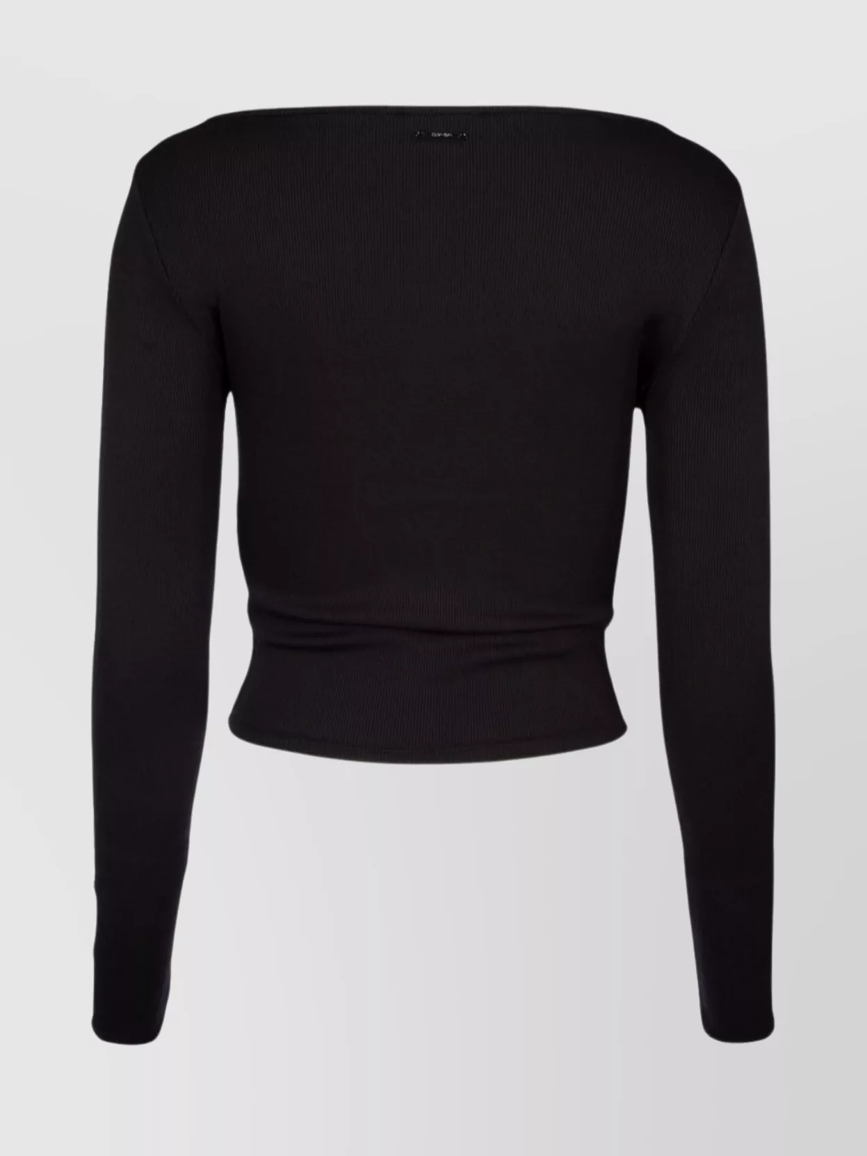 Calvin Klein Long-sleeve Top In Black