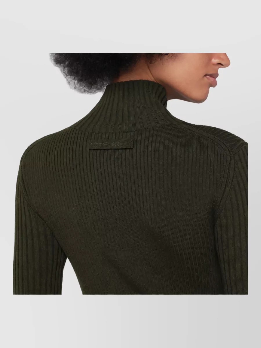 Victoria Beckham Knitted Midi Dress