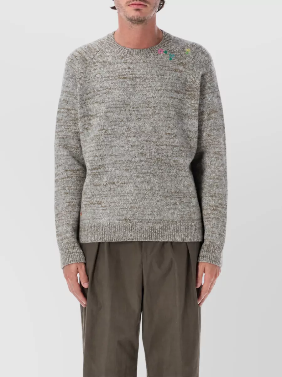 Dries Van Noten wool alpaca crewneck tank top