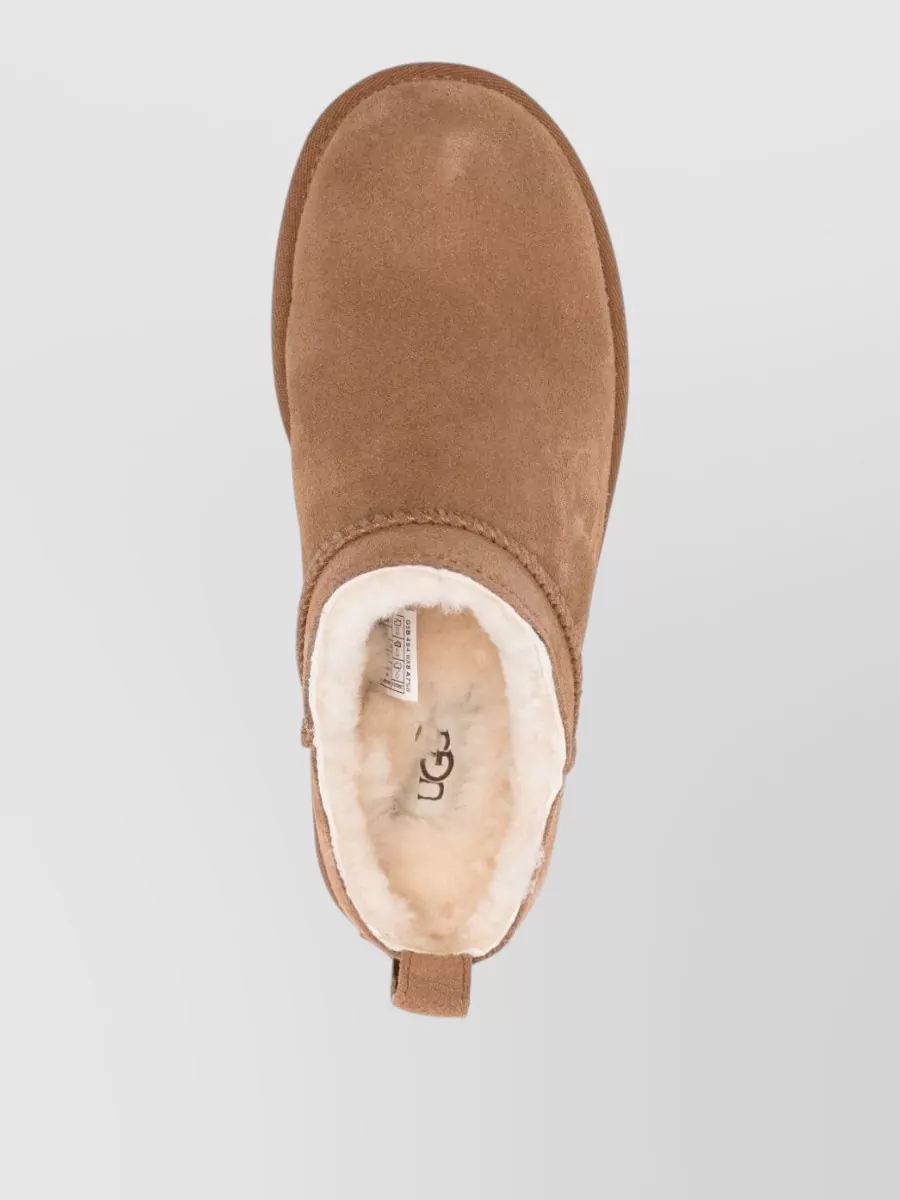 Ugg Suede Ankle Slippers
