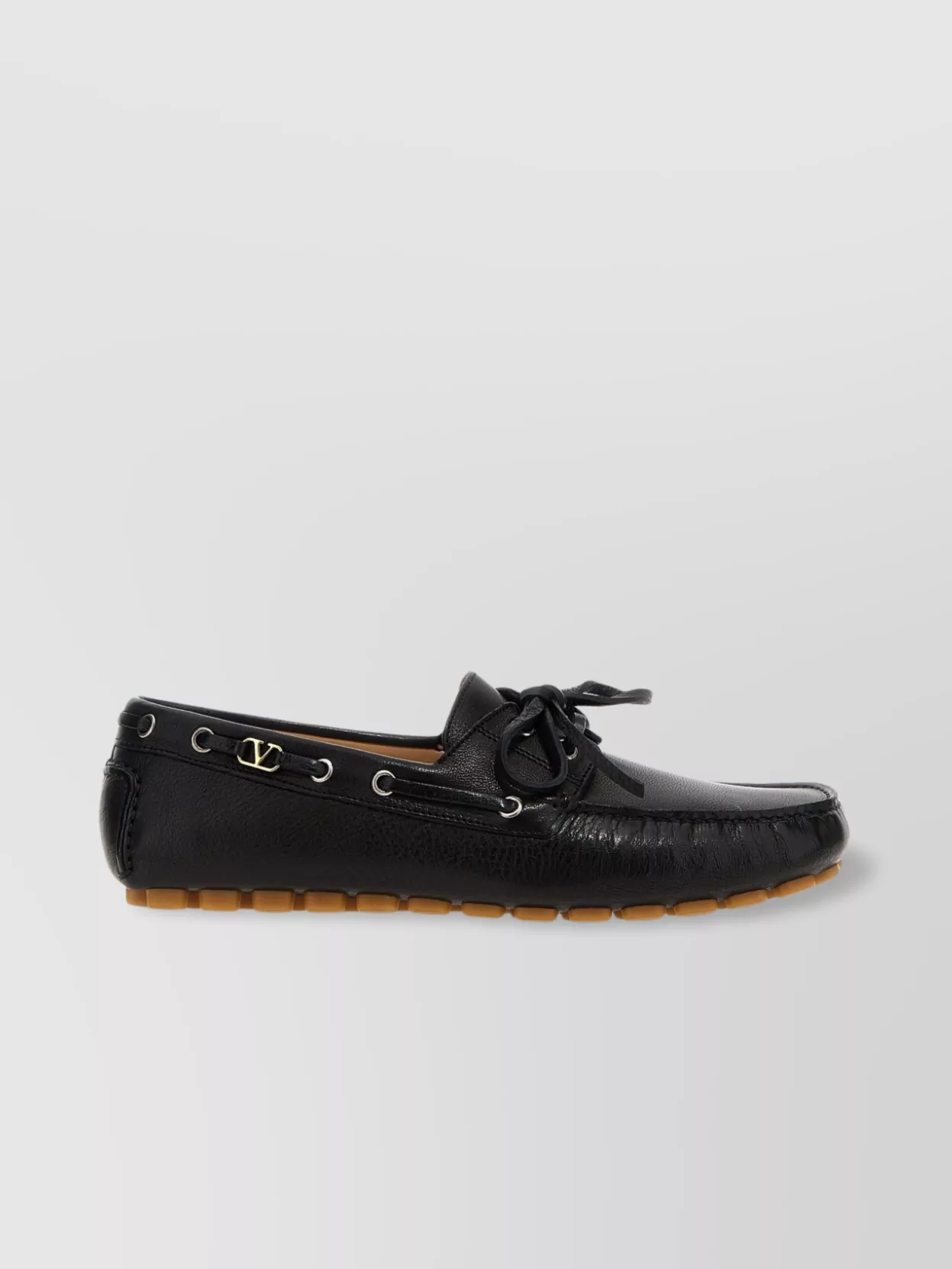 Valentino Garavani Fastaway Driver Loafers Metal Eyelets
