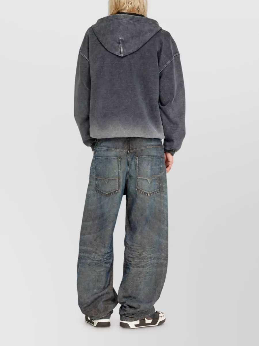 Diesel Denim Loose-Fit Wide-Leg Jeans