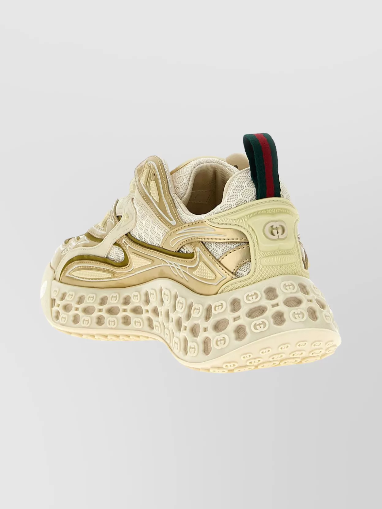 Gucci Chunky Sole Mesh Panel Sneakers