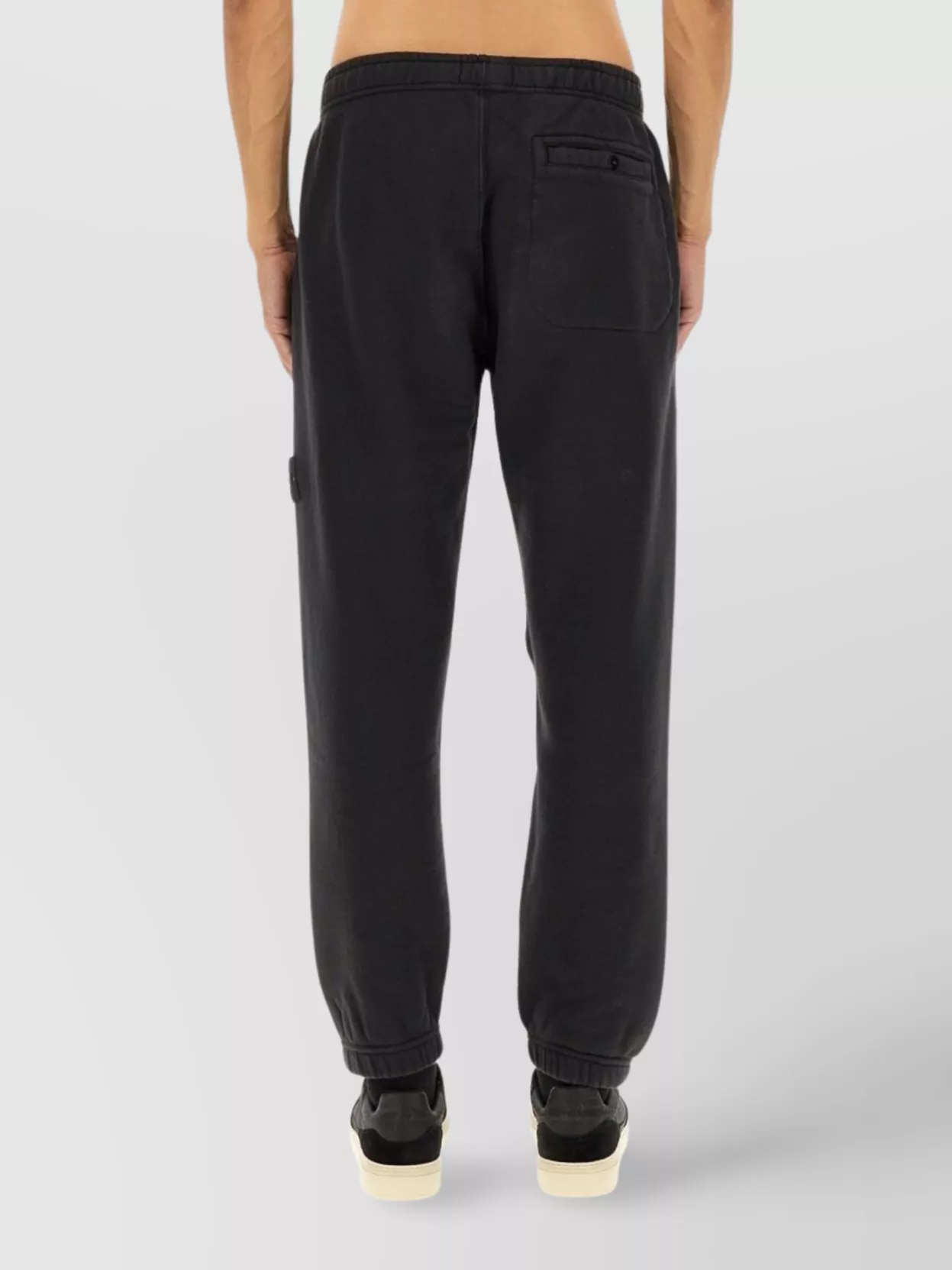 Stone Island Comfortable Jogging Trousers Featuring Pockets In Black