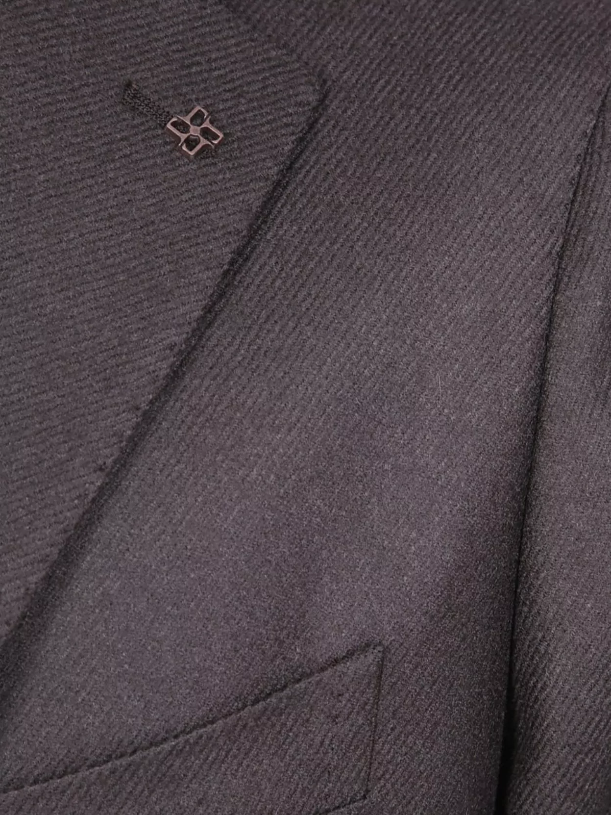 Tagliatore Tailored Single-breasted Jacket Notch Lapel In Gray