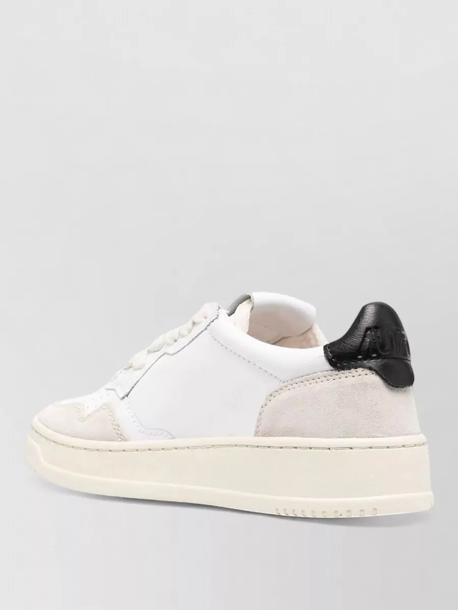 Autry Leather Low-Top Lace-Up Sneakers