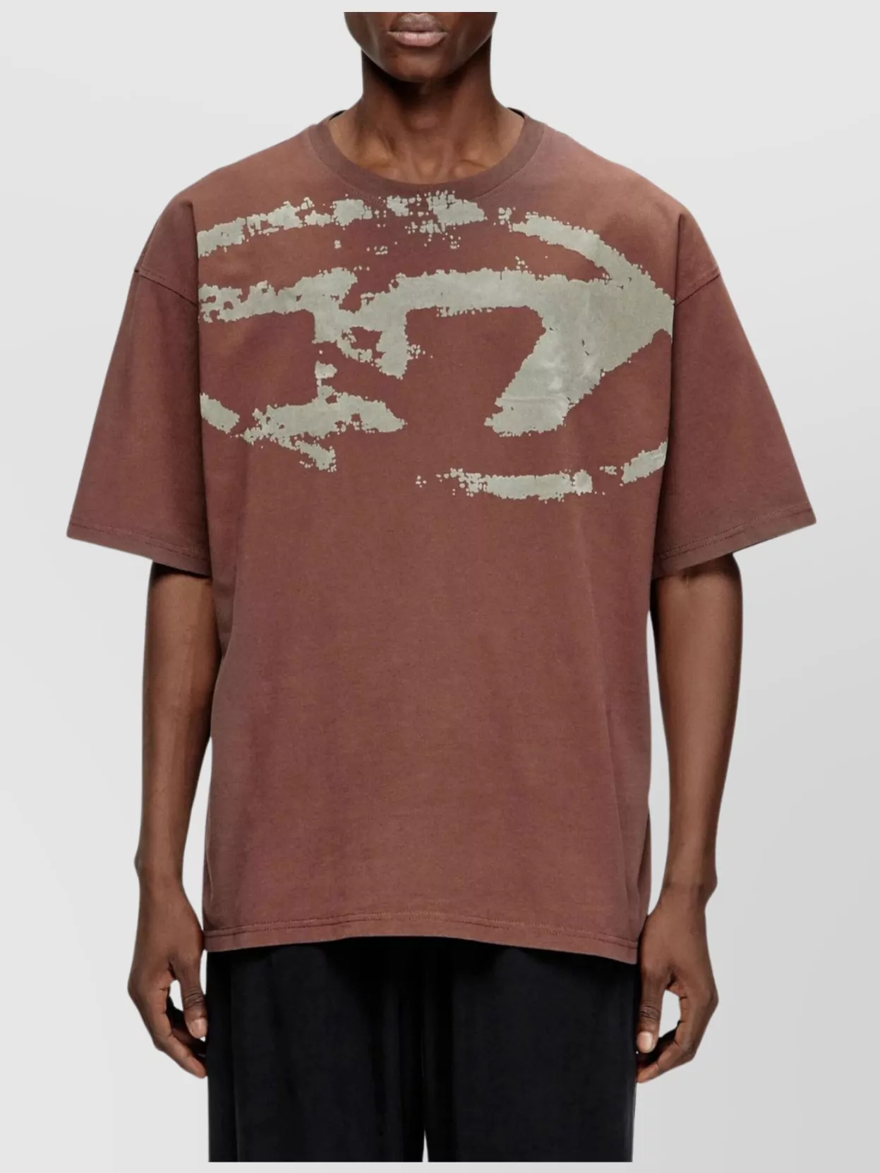 Diesel Graphic Crew Neck Short Sleeve T-Shirt