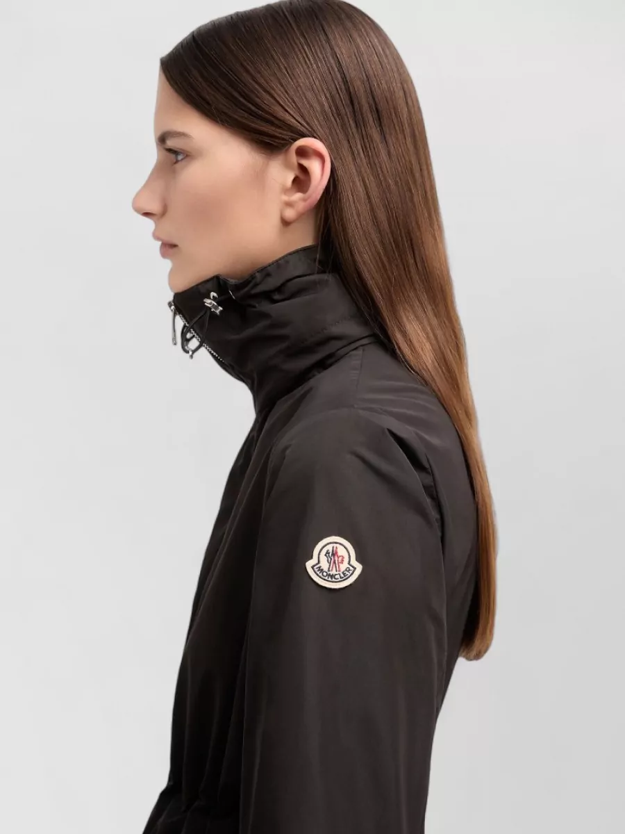 Moncler Enette Hooded Parka Micro Shell