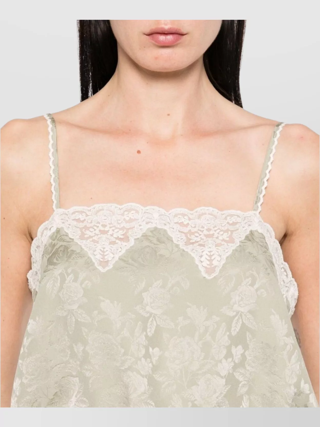 Chloé Silk Top With Drawstring Waist And Floral Pattern