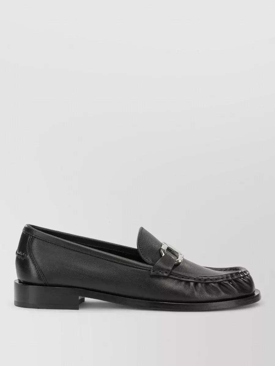 Ferragamo Leather Maryan Loafers