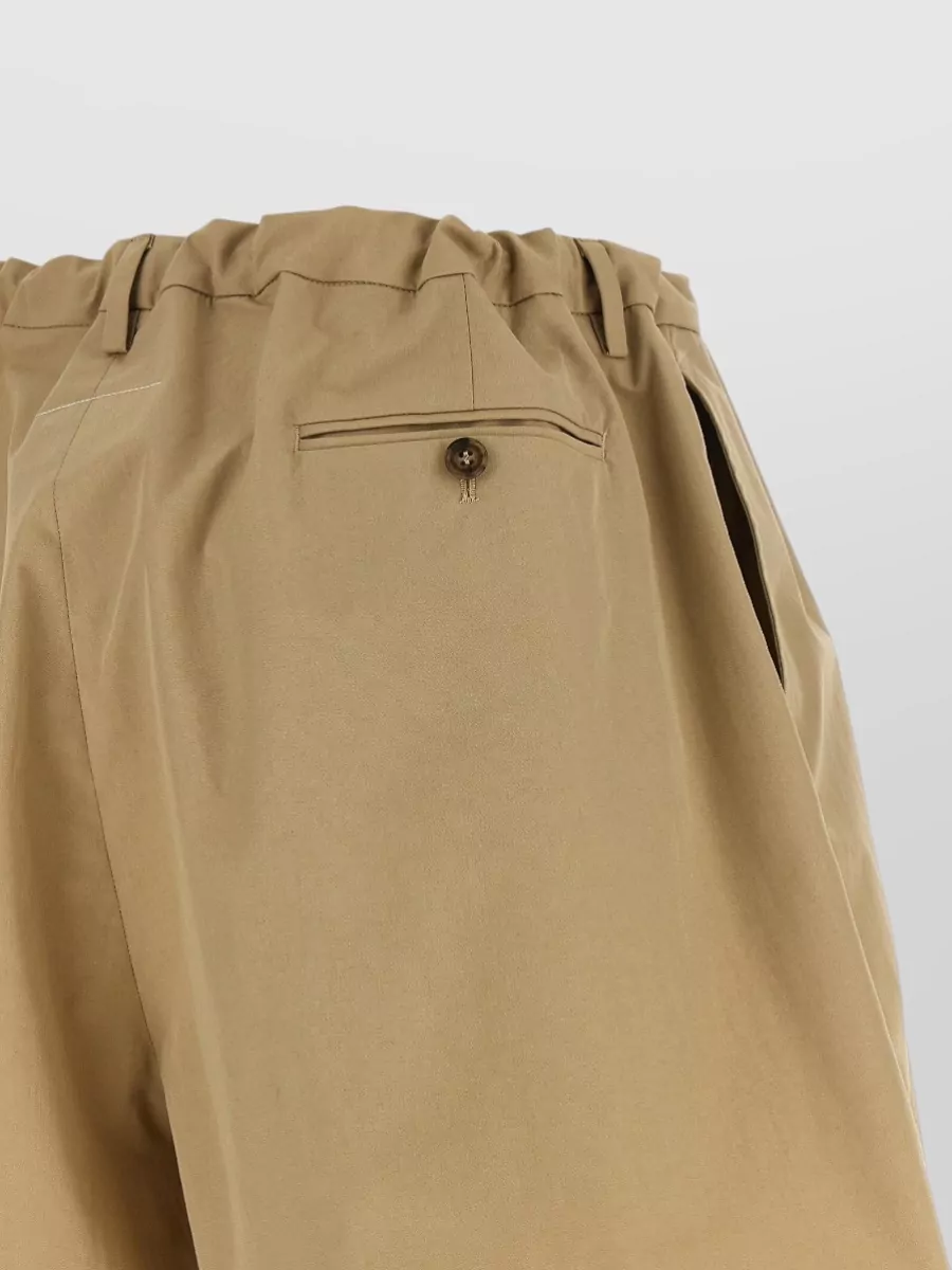 Mm6 Maison Margiela Wide-Leg Cropped Shorts