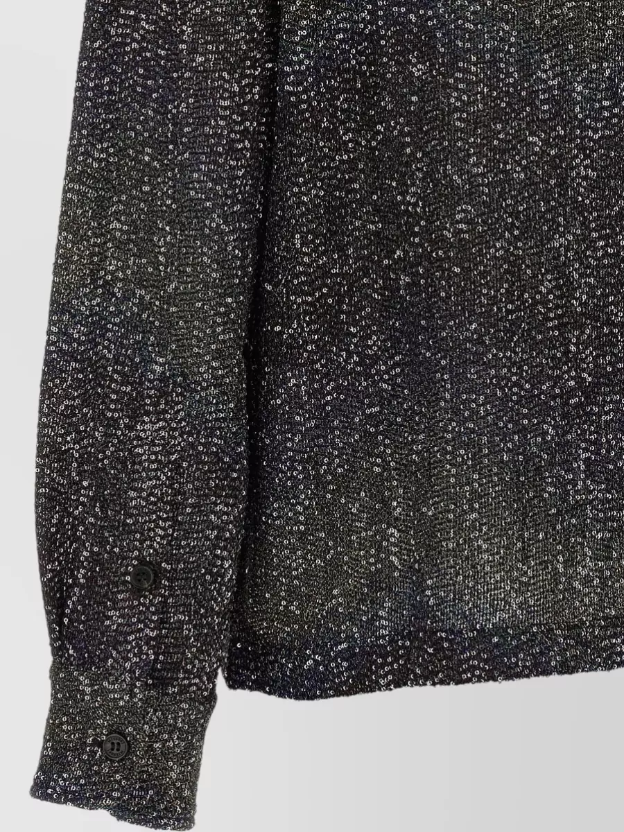 Missoni Sequin Embellished Zigzag Shirt