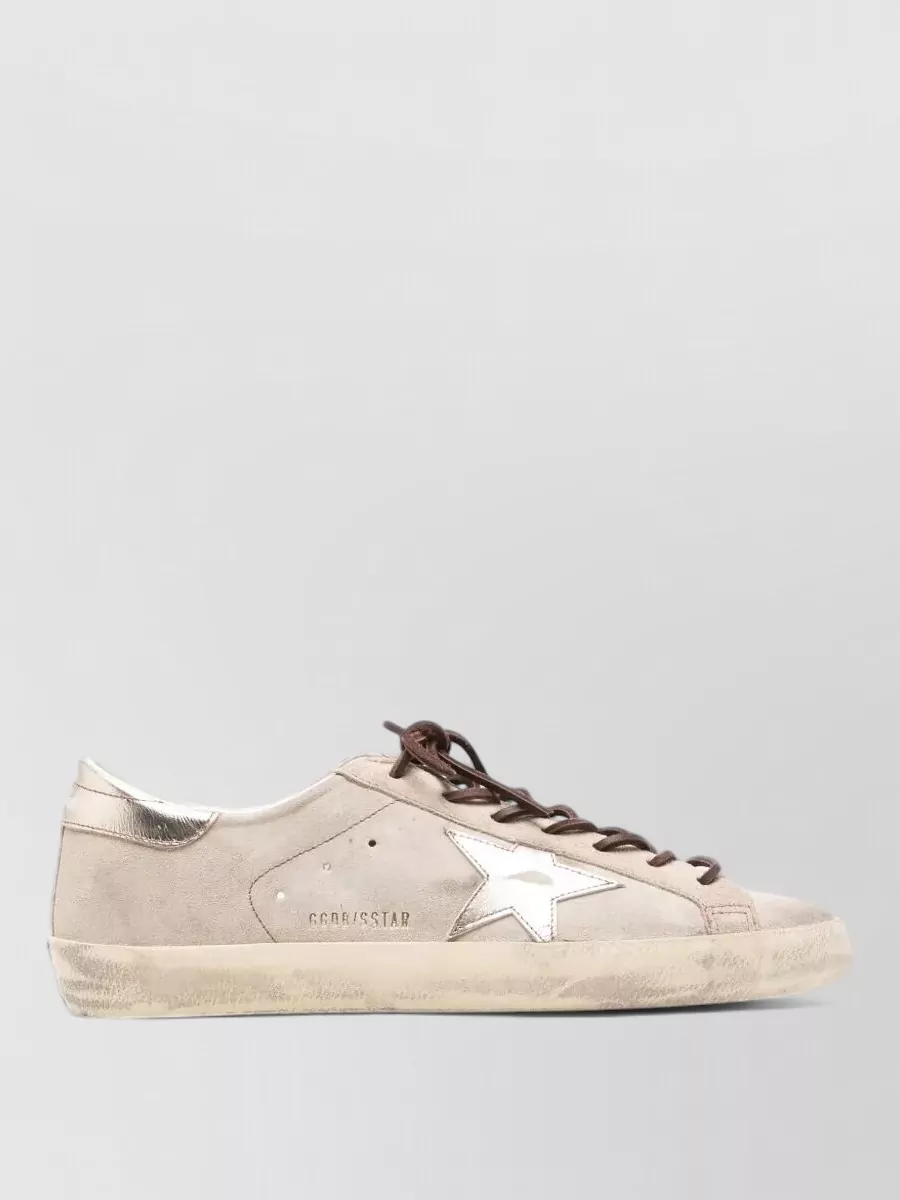 Golden Goose Leather Lace-Up Shoes