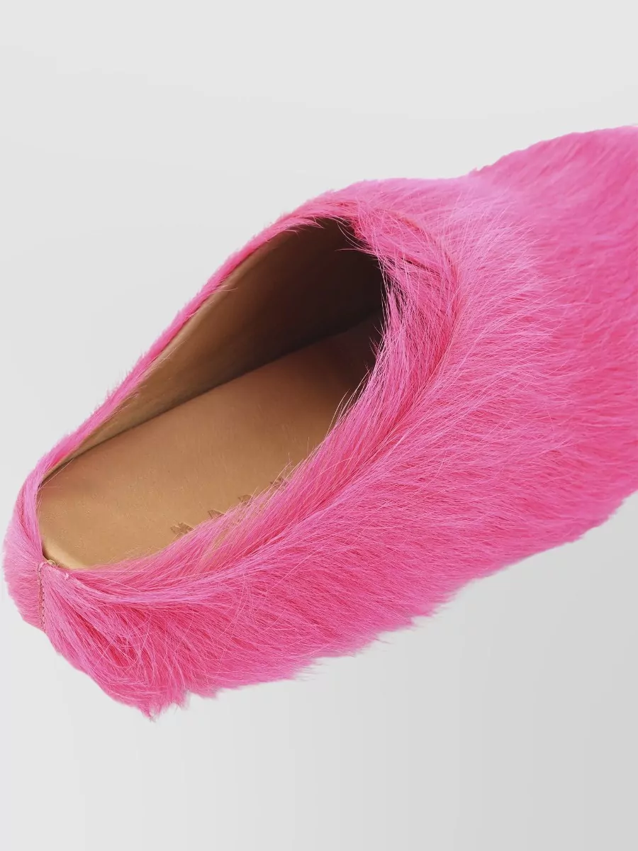 Marni Calf Hair Slippers