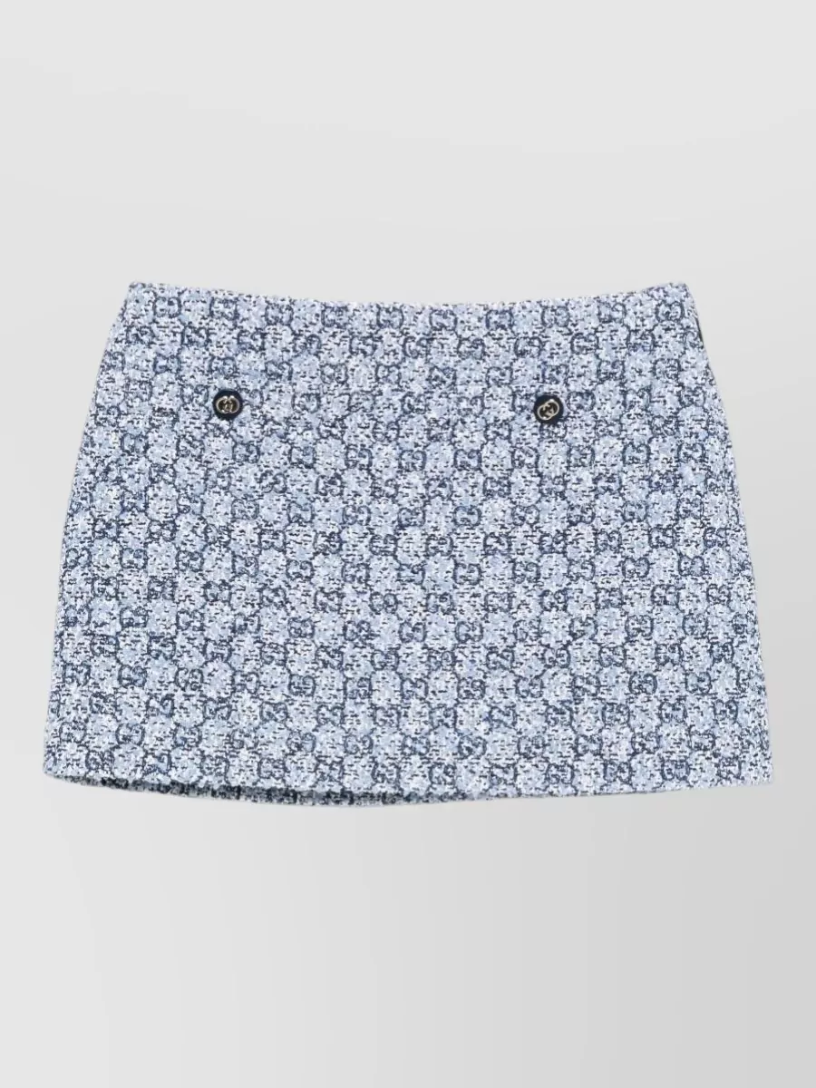 Gucci Tweed high-waisted mini skirt