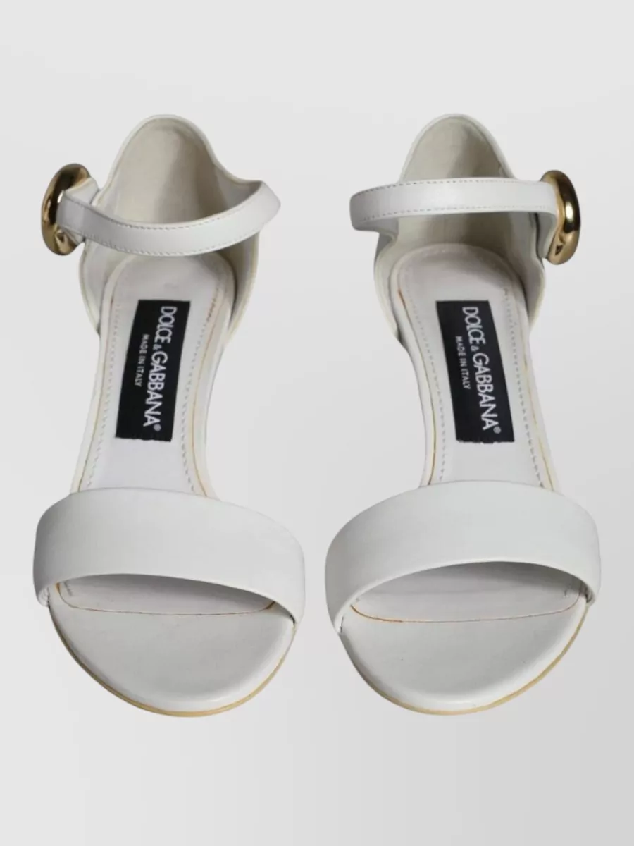 Dolce&Gabbana Leather Keira Sandals