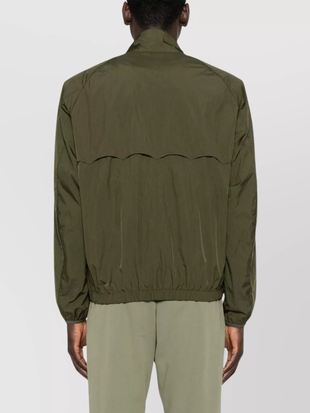 Baracuta G9 Bomber Jacket In Ripstop Nylon In Green