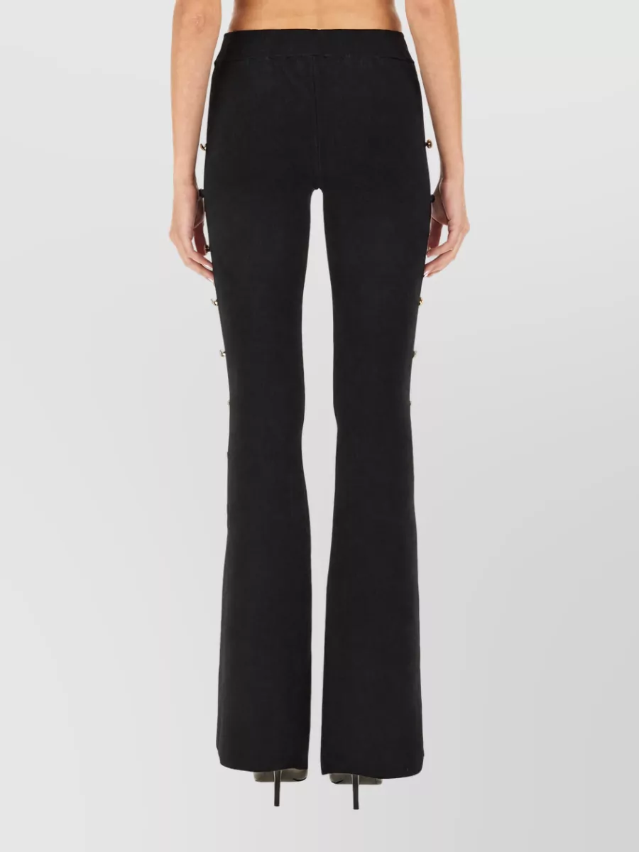 Versace Jeans Couture Cutout Flared Trousers